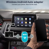 Plug And Play Wired To Wireless Adapter For Android 2.4G&5G WiFi Auto Pairing OTA Upgrade