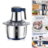 Electric Meat Grinder 5L Crusher Multifunction Vegetable Fruit Food Processor Chopper Kitchen hine