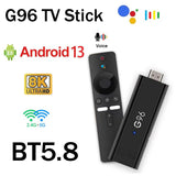G96 ATV Android 13.0 HD 8K 4K HDR10 Smart Stick Voice Assistant Portable Streaming Player 2GB 16GB H313 BT5.8 TV Box
