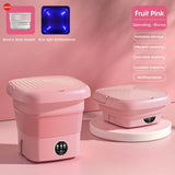 Portable Washing Machine 4.5L - EU/US/UK/AU. Mini Dehydratable for Dormitory, Student. Sock/Underwear/Panties. Rental & Travel. Free Shipping.