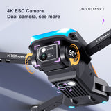 Drone K101 Max Mini Drones With Dual 4K HD Camera Optical Flow 3-sided Obstacle Avoidance Localization RC Quadcopter Toys Gifts