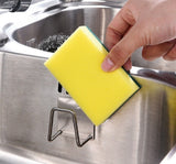 4-PACK Sponge Holders For Kitchen Sink, Strong Adhesive Small Sponge Holder