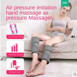 Intelligent pneumatic calf kneading household leg and foot massager