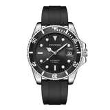 Pintime Watch Men Top Brand Luxury Waterproof Luminous Mechanical Wristwatches For Man Silicone Watchband Male Clocks Relojes
