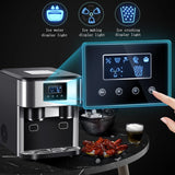 110V 220v Water 16KG Dispenser Electric bullet cydrical Ice Automatic Household ice making hine Milk Tea Shop