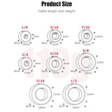 Bit Set, 9PCS Adjustable Depth Stop Collar Limit Ring with Carbon Steel Set for Drill Bits