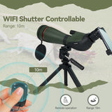 SA412 Target Viewing Lens IP65 Waterproof HD 20-60x 80mm Compatible with 1.25-inch Eyepiece