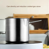 1pc Stainless Steel Fryer Basket With Handle Fryer With Filter Basket, Household Mini Fryer, Stainless Steel Pan, Kitchen Accessories