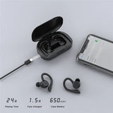Earphone High Power Mini Sports Headphones Noise Cancelg in-ear Bluetooth Headset IPX7 Stereo Earbuds 20 Hours Head Phones
