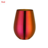 500ML Beer Cup Stainless Steel Cocktail Mugs Milk Drinking Mug Coffee Tumbler Juice Milk Cup Metal Mug For Bar Outdoor Drinkware