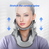 Electric Heating Stretcher Medical Support Traction Brace Collar Heat Treatment Massager Neck Correction Repair