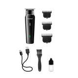 Lithium Battery Low Noise Long Life Hair Trimmer Kemei Km-1115 Fast Usb Charging Mini Design Hair Clipper