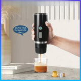 Hine portable Italian wireless electric machine, powder capsules, outdoor coffee pot, new, 2024, MAT343