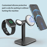 Charging Stand Home Office Storage Holders Smart Watch CellphoneWireless Charger Holder Cellphones Accessory Black