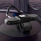 Abdominal Exercise Wheel, Automatic Rebound Tummy Roller With Elbow Support
