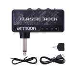 ammoon Electric Guitar Amplifier Amp 1/4 Inch Plug 3.5mm Headphone Jack & Aux In with Heavy Rock Distortion Effect