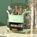 1pc Stylish and Durable PS Plastic Cosmetic Storage Box - Perfect for Desktop Organization and Travel