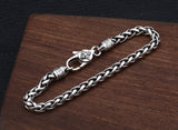 S925 Sterling Silver Six-character Shingen Bracelet
