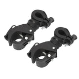 2 Sets 360 Degrees Rotating Crutch Stick Bracket Accessories for Wheelchair Walking Cane Holder