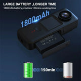 4K WiFi Anti-shake Action Dual 30m Waterproof Touch Screen Sport Camera for Travel Video Recorder Diving Bodycam