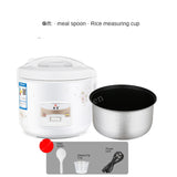 2L Mini Rice 2 Layers Steamer Multifunction Cooking Pot Electric Insulation Heating Cooker Food Container Lunch Box