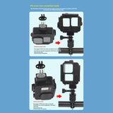 80M Waterproof Aluminium Frame Protective Case Underwater Diving Housing Gopro12/11/10 For Gopro13 Action Camera