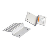Truck Loading Ramp Kits - 8inch Aluminum Alloy Ramps with Bracket and Rubber Feet for Lawn Mower, Car, and Truck