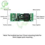 DC12/24V Brush Motor Driver Controller Forward Reverse Module 433Mhz Wireless Remote Control Board overcurren/Blocking Stop 1-8A