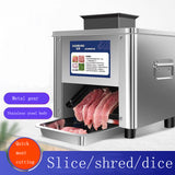 Automatic Slicing Stainless Steel Vegetable Cutter Shred hine Meat Grinder And Dicing Slicer
