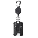 Easy-pull Card Heavy Duty Retractable Id Badge Holder with Stainless Steel Reel Vertical Lanyard for Easy