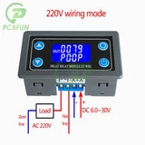 XY-WJ01 Delay Relay Module With Digital LED Dual Display Cycle Timing Circuit Switch