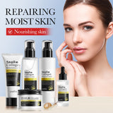 5pcs Snail Collagen Skin Care Set Facial Cleanser Remove Dark Circles Eye Cream Essence Face Serum Moisturizing Skincare Kit