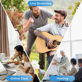 K35 Pro Microphone Wireless Lavalier Noise Reduction Microphone 3.5mm AUX for Megaphones Amplifier Speaker Computer Mobile Phone