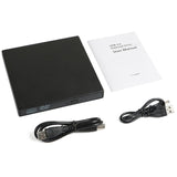 Suitable for Windows 98/8/10 laptops Pc Portable USB External Dvd Cd player RW Disc burner Combo drive Card reader Sui