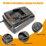 For 14.4V 18V Lithium BAT609 BAT609G BAT618 BAT618G Bosch AL1860CV AL1814CV Li-ion Battery Charger 3A