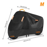 210D Thick Oxford Cloth Universal Motorcycle Waterproof Dust Snow Protection Motorbike Rain Cover Sunshade UV Protect