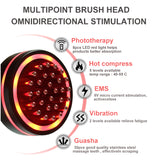 Microcurrent Meridian Scrape Infrared Body Detoxification Massage Comb Regimen Dredging Warm Brush Shape Promote Blood Relaxing