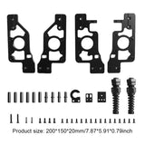 Umbilical Plate Aluminum CNC Stepper Motor Units AB Drive Frame Upper Lower Kit for Voron 2.4 3D Printer