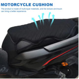 Motorcycle Seat Cushion Shockproof Saddle Breathable Motorbike Protection Pad Heat Insulation for Autocycle Accessories Tool