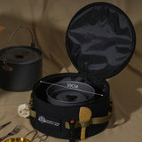 Multipurpose Picnic Utensils Kit Bag Waterproof Fall Resistance Pot Cookware Holder Camping Tool Tableware Handbag