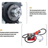 Mini Filg Station Portable Oil Diesel Fuel Dispenser Pump Set With w Meter For Mobile Refueg Analog Auto