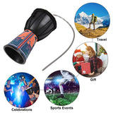 4 Inch Spring Effect Instrument PVC Portable Drum Brightly Colored Thunder Sound Simulation