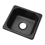 175 160 X 70mm 304 Stainless Steel Black Electroplated Drop in for Boat Camper RV Sink