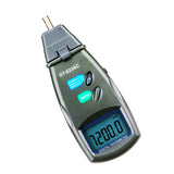 DT6236C Handheld Laser Tachometer Photoelectric/Contact 2-in-1 Speedometer Fan Motor Rotation Speed Tester RPM Measurement Meter