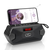 Wireless Speaker Bluetooth-compatible FM Radio Outdoor Loudspeaker Subwoofer Support TF Column Speakers Music Box