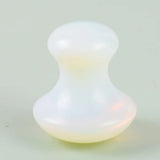 Rose Quartz Jade Stone Massager Paddestoel Vorm Facial Eye Care Afslanken Tool Acupunctuur Massage Schraper Gua Sha Spa Therapie