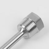 10mm Outer diameter 100mm ThermowellThread 1/2" (DN15) Stainless Steel 304 Waterproof Solar Temperature Sensor