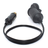 30CM Extend Powerlet Hella Male Plug to Standard Cigarette Lighter Socket Adapter male DIN plug For European motorcycles