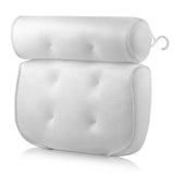 Non-Slip Cushioned Bath Tub Spa Bathtub Head Rest Pillow With Suction Cups For Neck Back Bathroom Supply