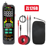 Professional Multimeter Digital Voltage Detector Non-Contact True RMS Capacitance Ohm Meter Auto Range with Flashlight